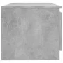 TV cabinet with LED lights concrete gray 140x40x35.5 cm by vidaXL, TV Furniture - Ref: Foro24-804296, Price: 87,30 €, Discoun...