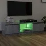 TV cabinet with LED lights concrete gray 140x40x35.5 cm by vidaXL, TV Furniture - Ref: Foro24-804296, Price: 87,30 €, Discoun...