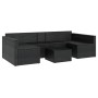 2-teiliges Gartenmöbel-Set und schwarze Kissen aus synthetischem Rattan von vidaXL, Gartensets - Ref: Foro24-362343, Preis: 3...