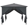 Pavillon mit Aluminiumvorhängen 3x3 m schwarz von vidaXL, Zelte und Pavillons - Ref: Foro24-44640, Preis: 580,20 €, Rabatt: %