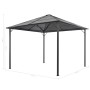 Pavillon mit Aluminiumvorhängen 3x3 m schwarz von vidaXL, Zelte und Pavillons - Ref: Foro24-44640, Preis: 580,20 €, Rabatt: %