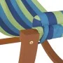 Schaukelhängematte für Kinder aus blauem und grünem Stoff von vidaXL, Liegen - Ref: Foro24-363467, Preis: 64,82 €, Rabatt: %