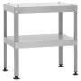 Table for smoker oven galvanized steel 40x28x44.5 cm by vidaXL, Barbecues - Ref: Foro24-364747, Price: 49,25 €, Discount: %