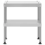 Table for smoker oven galvanized steel 40x28x44.5 cm by vidaXL, Barbecues - Ref: Foro24-364747, Price: 49,25 €, Discount: %
