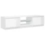 TV-Schrank mit strahlend weißen LED-Leuchten 140x40x35,5 cm von vidaXL, TV-Möbel - Ref: Foro24-804298, Preis: 112,37 €, Rabat...