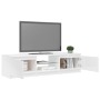 TV-Schrank mit strahlend weißen LED-Leuchten 140x40x35,5 cm von vidaXL, TV-Möbel - Ref: Foro24-804298, Preis: 109,37 €, Rabat...