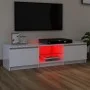 TV-Schrank mit strahlend weißen LED-Leuchten 140x40x35,5 cm von vidaXL, TV-Möbel - Ref: Foro24-804298, Preis: 112,37 €, Rabat...