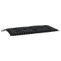 Garden bench cushion Oxford fabric checkered black 100x50x7 cm by vidaXL, Cushions for chairs and sofas - Ref: Foro24-361577,...