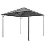 Pavillon mit Aluminiumdach 3x3 m schwarz von vidaXL, Zelte und Pavillons - Ref: Foro24-44641, Preis: 525,97 €, Rabatt: %