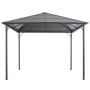 Cenador con tejado aluminio 3x3 m negro de vidaXL, Carpas y cenadores - Ref: Foro24-44641, Precio: 534,52 €, Descuento: %