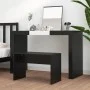 Black plywood dressing stool 70x35x45 cm by vidaXL, vanity benches - Ref: Foro24-802814, Price: 28,14 €, Discount: %