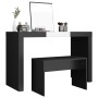 Schminkhocker aus schwarzem Sperrholz, 70 x 35 x 45 cm von vidaXL, Schminkbänke - Ref: Foro24-802814, Preis: 28,50 €, Rabatt: %
