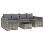 Gartenmöbel-Set 2-teilig mit grauen synthetischen Rattankissen von vidaXL, Gartensets - Ref: Foro24-362344, Preis: 374,74 €, ...