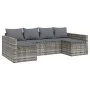 Gartenmöbel-Set 2-teilig mit grauen synthetischen Rattankissen von vidaXL, Gartensets - Ref: Foro24-362344, Preis: 374,74 €, ...