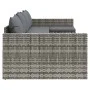 Gartenmöbel-Set 2-teilig mit grauen synthetischen Rattankissen von vidaXL, Gartensets - Ref: Foro24-362344, Preis: 374,74 €, ...