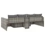 Gartenmöbel-Set 2-teilig mit grauen synthetischen Rattankissen von vidaXL, Gartensets - Ref: Foro24-362344, Preis: 374,74 €, ...