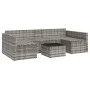 Gartenmöbel-Set 2-teilig mit grauen synthetischen Rattankissen von vidaXL, Gartensets - Ref: Foro24-362344, Preis: 374,74 €, ...