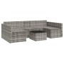 Gartenmöbel-Set 2-teilig mit grauen synthetischen Rattankissen von vidaXL, Gartensets - Ref: Foro24-362344, Preis: 377,14 €, ...
