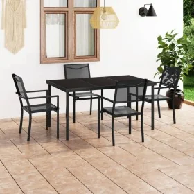 Garden dining set 5 pieces steel by vidaXL, Garden sets - Ref: Foro24-3073516, Price: 372,72 €, Discount: %