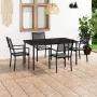 5-teiliges Essgruppenset aus Stahl für den Garten von vidaXL, Gartensets - Ref: Foro24-3073516, Preis: 370,14 €, Rabatt: %