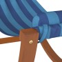 Schaukelhängematte für Kinder aus blau gestreiftem Stoff von vidaXL, Liegen - Ref: Foro24-363468, Preis: 69,22 €, Rabatt: %