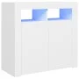 Bright gray sideboard with LED lights 80x35x75 cm by vidaXL, Sideboards - Ref: Foro24-804328, Price: 94,40 €, Discount: %