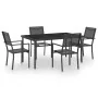 5-teiliges Essgruppenset aus Stahl für den Garten von vidaXL, Gartensets - Ref: Foro24-3073516, Preis: 370,14 €, Rabatt: %