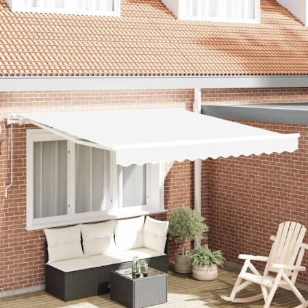 Toldo Retráctil 300 x 250 cm Blanco