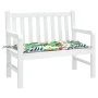 Mehrfarbiges Gartenbankkissen aus Oxford-Stoff, 100 x 50 x 7 cm von vidaXL, Kissen für Stühle und Sofas - Ref: Foro24-361578,...
