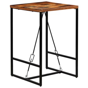 Solid recycled wood bar table 70x70x106 cm by vidaXL, Kitchen and dining tables - Ref: Foro24-246288, Price: 180,08 €, Discou...