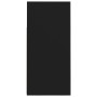 Sideboard with LED lights black 80x35x75 cm by vidaXL, Sideboards - Ref: Foro24-804329, Price: 77,19 €, Discount: %