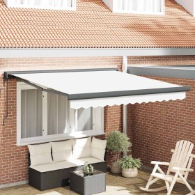 Toldo Retráctil Manual 300 x 250 cm Tela, Metal