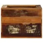 Taburete de madera maciza reciclada 40x30x40 cm de vidaXL, Mesas auxiliares - Ref: Foro24-246270, Precio: 80,10 €, Descuento: %