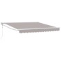 Toldo Gris claro 3 x 2,5 m Poliester y metal