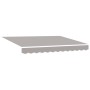 Toldo Gris claro 3 x 2,5 m Poliester y metal