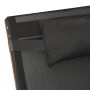 Lounger with gray textilene cushion and solid poplar wood by vidaXL, Loungers - Ref: Foro24-363476, Price: 188,65 €, Discount: %