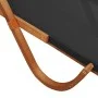 Liege mit grauem Textilene-Kissen und massivem Pappelholz von vidaXL, Liegen - Ref: Foro24-363476, Preis: 190,05 €, Rabatt: %