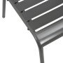 Gartenstühle 4 Stk. Lamellendesign dunkelgrauer Stahl von vidaXL, Gartenstühle - Ref: Foro24-310155, Preis: 187,93 €, Rabatt: %