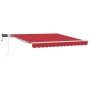 Toldo Retráctil with Manual 300 x 250 cm Rojo