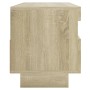 TV-Schrank mit LED-Leuchten Sonoma-Eiche 100x35x40 cm von vidaXL, TV-Möbel - Ref: Foro24-804457, Preis: 75,03 €, Rabatt: %