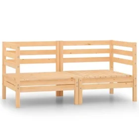 Garden corner sofas 2 pcs solid pine wood by vidaXL, Garden sets - Ref: Foro24-806582, Price: 91,72 €, Discount: %