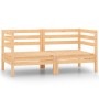 Garten-Ecksofas 2 Stück aus massivem Kiefernholz von vidaXL, Gartensets - Ref: Foro24-806582, Preis: 97,99 €, Rabatt: %