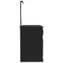 Schminktisch mit LED-Sperrholz schwarz 90x50x132,5 cm von vidaXL, Schlafzimmerkommoden - Ref: Foro24-816769, Preis: 126,08 €,...