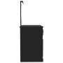 Tocador con LED madera contrachapada negro 90x50x132,5 cm de vidaXL, Tocadores para dormitorios - Ref: Foro24-816769, Precio:...