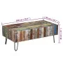 Couchtisch aus massivem recyceltem Holz 100x50x38 cm von vidaXL, Couchtisch - Ref: Foro24-243455, Preis: 223,31 €, Rabatt: %