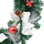 Corona de Navidad con luces LED PVC verde 60 cm de vidaXL, Luces de Navidad - Ref: Foro24-321516, Precio: 20,50 €, Descuento: %