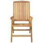 Reclining garden chairs 2 units solid teak wood by vidaXL, Garden chairs - Ref: Foro24-362666, Price: 323,12 €, Discount: %