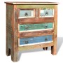 Solid wood sideboard made from recycled wood with 4 drawers. by vidaXL, Drawers - Ref: Foro24-241136, Price: 284,71 €, Discou...