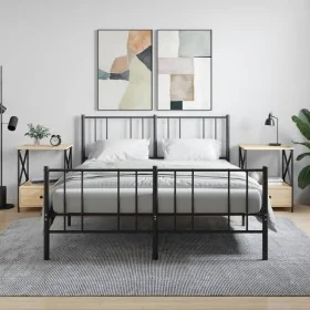 Nachttische, 2 Stück, Holzwerkstoff, Sonoma-Eiche, 50 x 41 x 65 cm von vidaXL, Nachttische - Ref: Foro24-826086, Preis: 85,12...