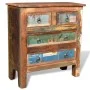 Solid wood sideboard made from recycled wood with 4 drawers. by vidaXL, Drawers - Ref: Foro24-241136, Price: 281,87 €, Discou...